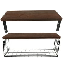 HOMEMAXS  Floating Shelf Shelves For Wall Decor Ceiling Friendly White