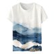 thumbnail image 4 of Camisetas de Manga Corta para Mujeres Moda Impresa Cuello Redondo Camiseta, Lentejuelas Detalle para Primavera Verano Casual Y Fiesta, 4 of 8