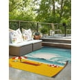 thumbnail image 3 of Unique Loom Outdoor Coastal Collection Area Rug - Beach Day (10'  x 14' 1" Rectangle Multi/Navy Blue), 3 of 9