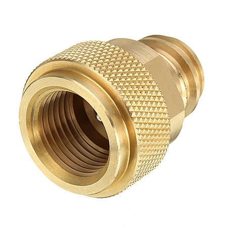 - C02 Conversion Sellution SodaStream CO2 For Tank Paintball Canister Refill Adapter Gold Brass