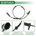 thumbnail image 4 of Sensor de Velocidad de Rueda ABS Unique Bargains Trasero Izquierdo Derecho Sensor del Sistema de Frenos Antibloqueo No. 34526878160 para BMW X5 2019-2020, 4 of 7