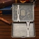 thumbnail image 3 of Caja De Caja De Bronce, Caja De Caja De Metal De Bronce Retro Soporte De Bolsillo De Doble Cara Para 20 Cigarrillos # 4 ANGGREK Otros, 3 of 8