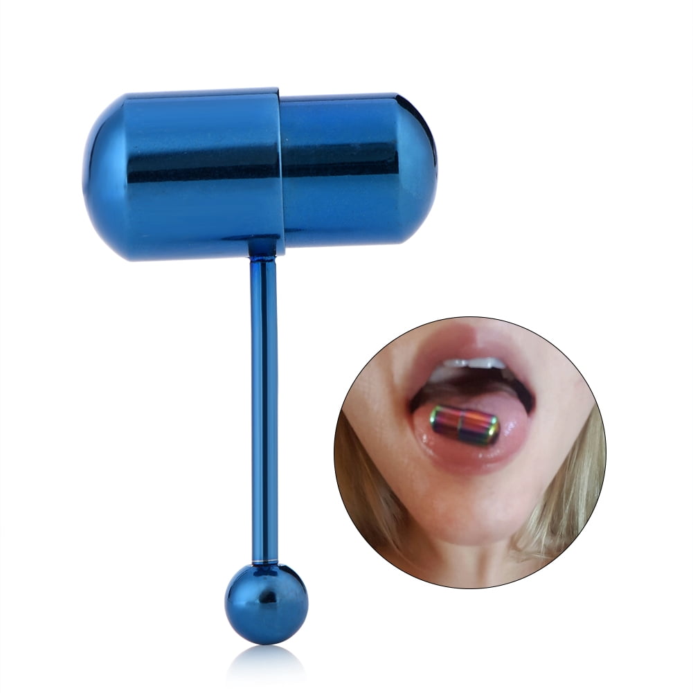 glow in the dark vibrating tongue ring Vibrator Wand with Rechargeable Battery ,Personal Wand Massager | 20  Patterns & 8 Speeds of Pleasure | Quiet & Small -Purple main image 1