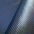 thumbnail image 3 of Furulu Carbon Fiber Fabric Cloth 12"× 60" 3K 220gsm 2x2 twill Weave Honeycomb Hybrid Carbon Kevlar Fabric Blue&Black, 3 of 5