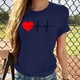 thumbnail image 1 of Fiudx Ofertas Flash Artículos En Oferta Moda Mujer Casua Impresión Jersey Manga Corta Camiseta Tops Blusa, 1 of 4