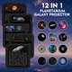 thumbnail image 4 of 1 juego de proyector de luz nocturna con diseño de universo, cielo nocturno, fiesta, luz silenciosa para dormitorio con 12 discos de película, 4 of 5