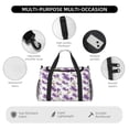 thumbnail image 4 of Disketp Orchids Flowers Bolsa de Viaje Tipo Duffle, Bolso de Mano para Fin de Semana para Mujer, Bolsa de Gimnasio Ligera para Hombre, Esencial para Viajes, 4 of 7