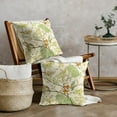 thumbnail image 4 of Vintage Floral Bird Pillow Covers 16x16 Inch Set of 2 Sage Green Orange Flowers Leaves Decorative Throw Pillows For Couch Chinoiserie Square Pillow Cases Home Decor For Sofa Bed Porch Room Outdoor, 4 of 6