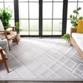 thumbnail image 3 of SAFAVIEH Cabana Tylar Diamond Indoor/Outdoor Area Rug, Ivory/Grey, 8' x 10', 3 of 14