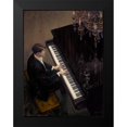 thumbnail image 2 of Lynch, Brent 19x24 Black Modern Framed Museum Art Print Titled - Jazz Duet - Piano, 2 of 5