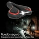thumbnail image 5 of Asiento para bicicleta de gel antiperistático negro con vivos azules y rojos TL-2039 Gel Teide, 5 of 9