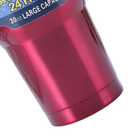 

Insulated Outdoor Cup Insulated 30oz Drink Cup Stainless Steel With Lid For Sports Camping Picnic Red