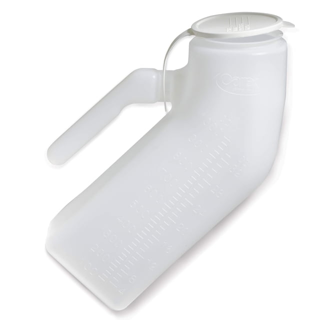 Urinario portátil Carex para hombre, de viaje, a prueba de derrames, 950 ml