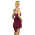 thumbnail image 3 of Alvivi Women's Lyrical Ballet Dance Dress Mesh Sequins Tank Leotard Latin Jazz Dancewear, 3 of 7