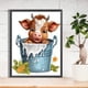 thumbnail image 2 of Pintura de diamante 5D DIY Taladro redondo completo Cubo Vaca Decoración para el hogar (LP670) Hugtrwg  Para estrenar, 2 of 9
