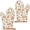 Camel, variant on Thanksgiving Fall Harvest Themed Oven Mitt Pair 2 Pieces 392℉ Heat Resistant Anti Scald Oven Gloves for Cooking