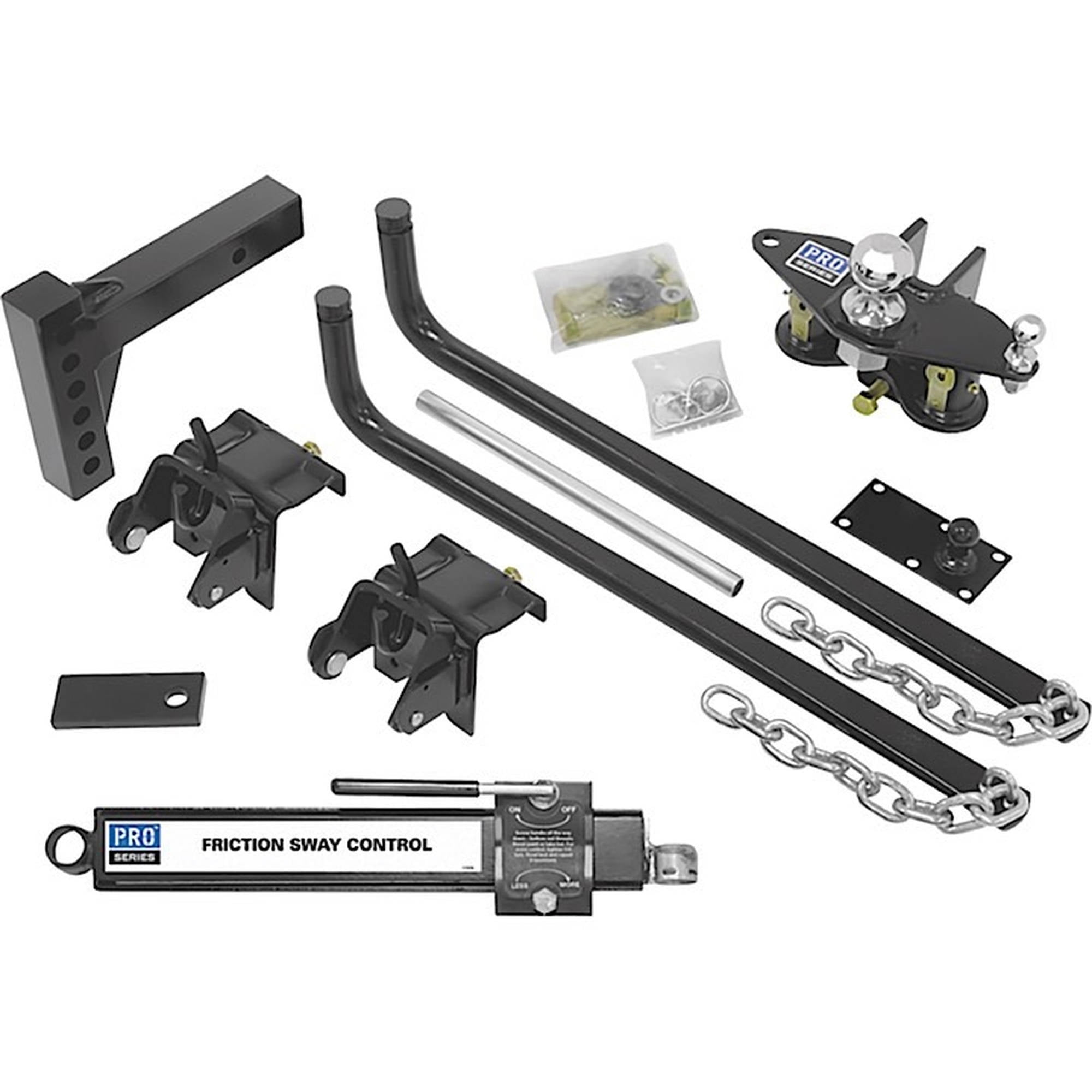 Pro Series 49903 Round Bar Weight Distribution Hitch Kit With Sway Control Walmart Com Walmart Com