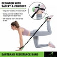 thumbnail image 4 of DartBand Premium Resistance Bands with Handles, Door Anchor, and Carabiner Clip for Athletic Training, Rehab, Strength Training, Yoga, Physical Therapy, Home Workout Solution - Heavy Resistance, 4 of 7