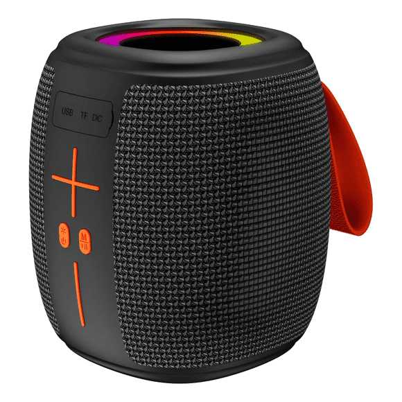 Bocina Bluetooth Inalámbrico Altavoz Portátil Negro, WG-086 10W Potencia Lab.g negra
