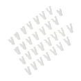 thumbnail image 3 of 30Pcs White Plastic Nylon Switch Bezel Clip Used To Install Side Skirts, Bumpers for Toyota for 4Runner for Lexus for Highlander, 3 of 7