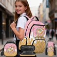 thumbnail image 2 of Bulopur Cute Kids Backpack Set 4 Pcs Breathable Waterproof Kids School Backpack with Lunch Tote, Pencil Pouch and Water Bottle Cover for Girls, 2 of 7