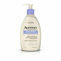 Aveeno Stress Relief Moisturizing Skin Lotion, Lavender Scent, 12oz, 2-Pack