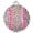 Pink AB, variant on Silver-tone Large Super Sparkle Crystal Pink AB Softball - Silvertone Senior Class of 2026 Dome Necklace, 18"