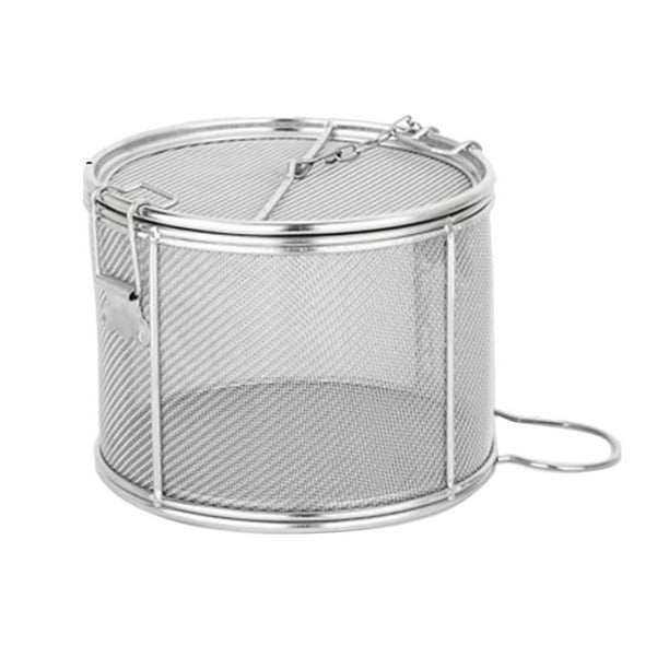 Infusor de té reutilizable en forma de bola, colador de especias y condimentos, cesta para preparar té, color plateado, 14 x 10 cm 14x10cm