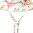 thumbnail image 4 of HomeGardon Children's Cute Bunny Ear Baby Hat with Adjustable Chin Strap Summer Floral Print Sun Hat for Toddler Girls UPF 50+ Protection Outdoor, 4 of 6