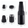 thumbnail image 2 of Portabotellas Portalatas Termo Acero Inoxidable Xtellar negro, 2 of 4