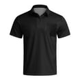thumbnail image 3 of toraway Mens Shirt Jacket Lightweight Mens Summer Fashion Simple Comfortable and Breathable Solid Color Pocket Lapel Shirt T Shirt Short Sleeve Shirt XXL, 3 of 3