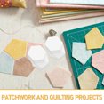 thumbnail image 3 of KALLORY 500Ud Herramientas Creativas De Papel Para Quilting Y Patchwork Con Formas Hexagonales, 3 of 8