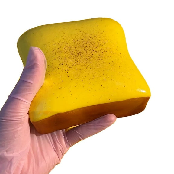 Bread Butter , Sticky Bread Toys, -Soft Toast Slow RisingSqueeze, Realistic Toast Shape SqueezeToy, Food Squishies for Stress Relief ADHD