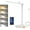 White, variant on LED Desk Lamp with Dual-Head for Home Office , Table Lamp with Timing and 180° Adjustable, USB Charging Port, 5-Level Dimming Work Light (White)
