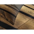 thumbnail image 4 of Ambesonne Coastal Quilted Bedspread Set 3 Pcs, Black Sea at Dusk Pier, Queen Size, Brown Yellow Grey, 4 of 5