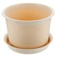 thumbnail image 5 of MLINS Saucer Outdoor Succulent Flower Pot Rustproof Flowerpot 15X15X10.5CMK Beige, 5 of 7