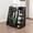 Black, variant on Miniyam Golf Bag Organizer for 2 Bags – Wooden Golf Club Storage Rack, Heavy Duty for Garage & Home, Black