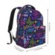 thumbnail image 2 of Disketp Colorful Butterflies Mochila Estampada para Hombre y Mujer – Mochila Ligera Clásica con Múltiples Bolsillos para Universidad, Trabajo y Viajes-One Size, 2 of 5