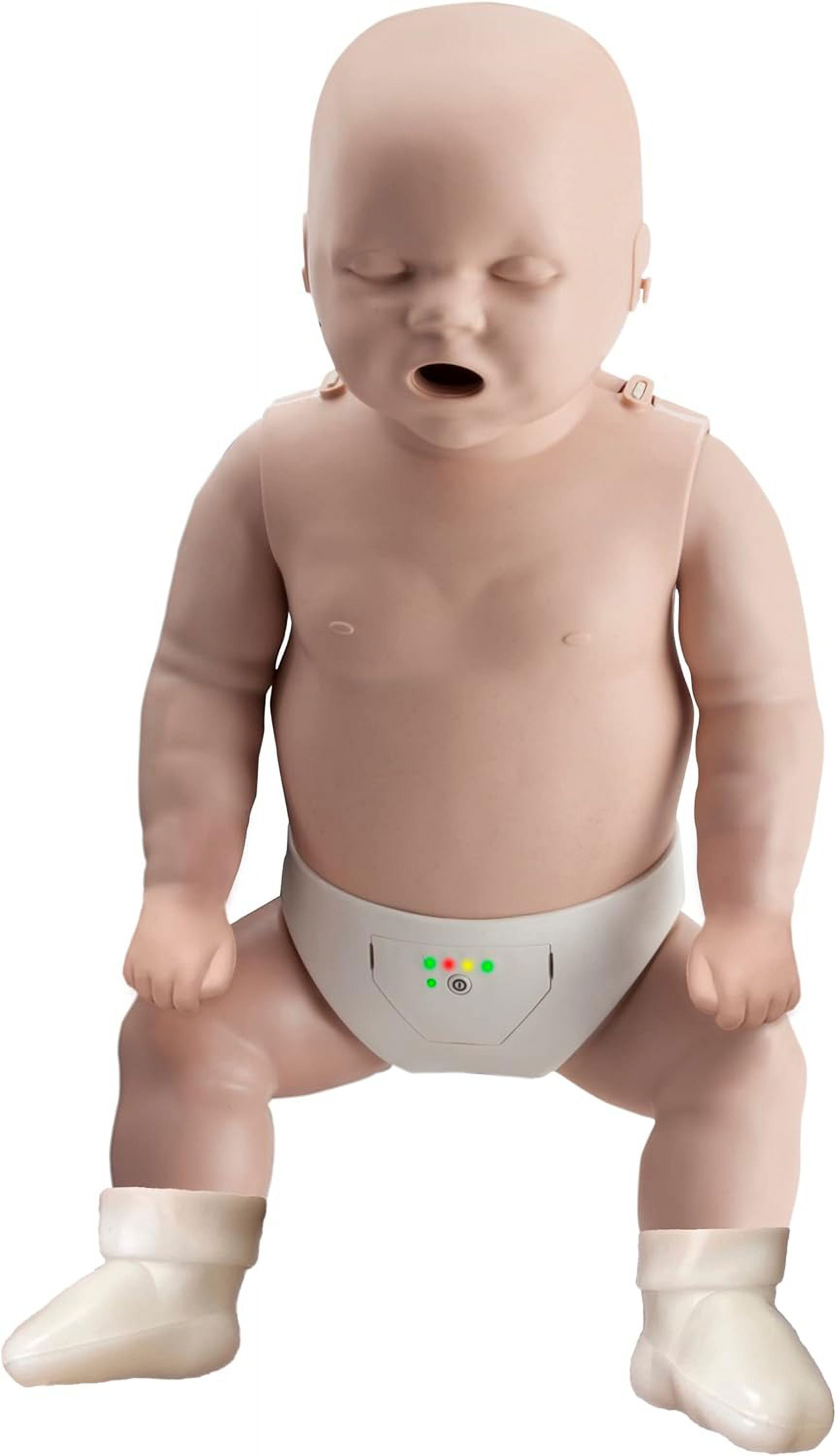 Prestan Single Infant CPR Manikin with CPR Monitor and Medium Skin Tone PP-IM-100M-MS