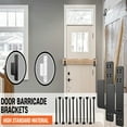 thumbnail image 3 of 2x4 Door Barricade Brackets. Upgrade Door Barricade Security Bar Provide Home, 3 of 9