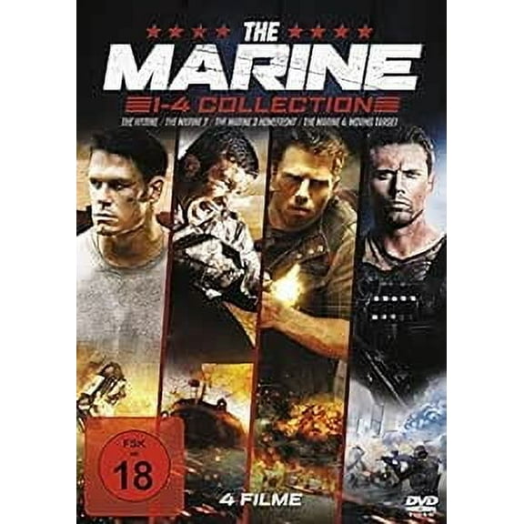The Marine 1-4 Collection - 4-DVD Set [ NON-USA FORMAT, PAL, Reg.2 Import - Germany ]