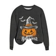 thumbnail image 6 of Heisall Womens Sweatshirts 2025 Fall Winter Halloween Print Loose Round Neck Sweatshirts Fashion Casual Long Sleeve No Hood Tops, 6 of 6