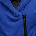 thumbnail image 6 of Men's Casual Jacket Asymmetric Zip Hooded Long Sleeve Slim Fit Going Out Jacket, 6 of 6