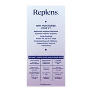 Replens Long-Lasting Vaginal Moisturizer, Relieves Vaginal Dryness, 8 Pre-Filled Applicators