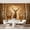 Color 1, variant on Wall Mural Peel and Stick Rustic Western Saloon Bar Illuminated Sign Wooden Interior Self-Adhesive Wallpaper Removable Wall Decal Wall Sticker Home Decor for Living Room Bedroom 69"x96"