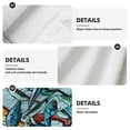 thumbnail image 7 of Gaeub Colorful Fishing Baits Print Hand Towels with Hook,Hanging Tie Towels, Coral Velvet Dishtowels, for Bathroom Restroom Home Decor, 7 of 7