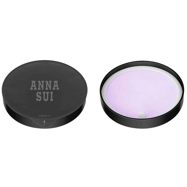 ANNA SUI Polvo facial suelto - Solo recarga - Efecto difuminado y iluminadora de poros dilatados - Acabado de enfoque suave sin flujo - 200 - Púrpura - 0.59 oz
