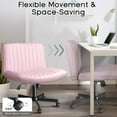 thumbnail image 7 of Criss Cross Desk Chair with Wheels, Ergonomic and Flexible for Comfortable sitting, 7 of 7