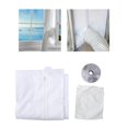 thumbnail image 3 of Ventana De Aire Acondicionado Portátil Kit De Sellado De Ventana Con Cremallera Y Cierre Adhesivo Esclusa De Aire Blanca Paño De Sellado De Ventana Deslizante Serendint HA042813-02, 3 of 6