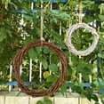 thumbnail image 3 of Aosijia 12 Inch 3 Pack Grapevine Wreaths Brown for Crafts, Vine Wreath, Wood Wreath Form , Twig Wreath, Rattan Wreath, DIY Wreath, Wreath Frame, 3 of 10